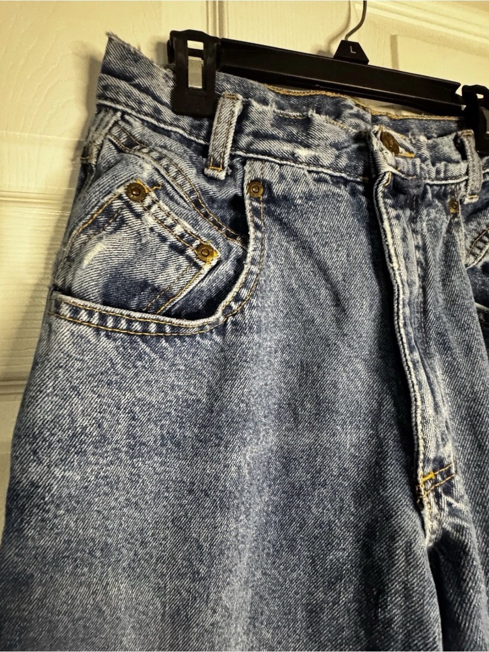 EUC VINTAGE ZENA JEANS Size 8 BLUE HIGH RISE TAPERED MOM PANTS 80-90s - Picture 3 of 9